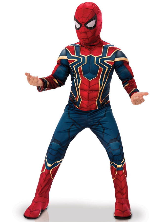 Iron Spider Dräkt Barn (Small (3-4 år))