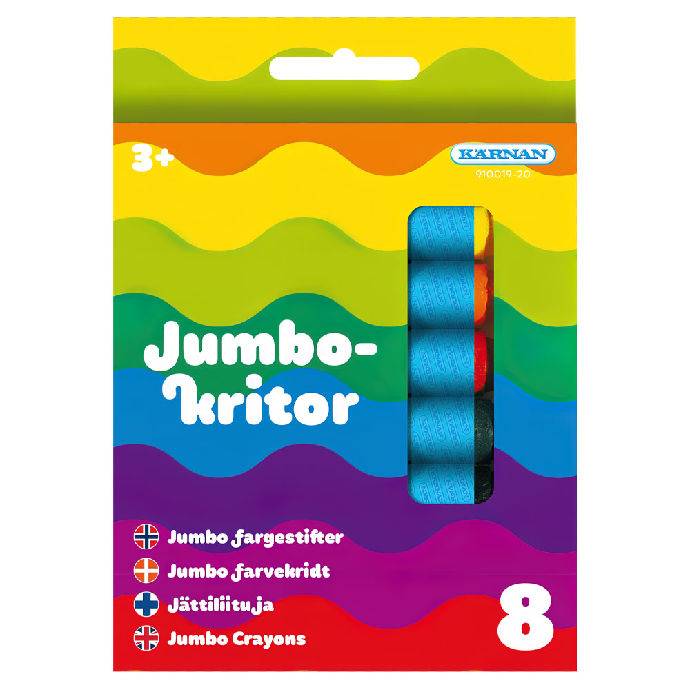 Läs mer om Jumbo Kritor 8-pack