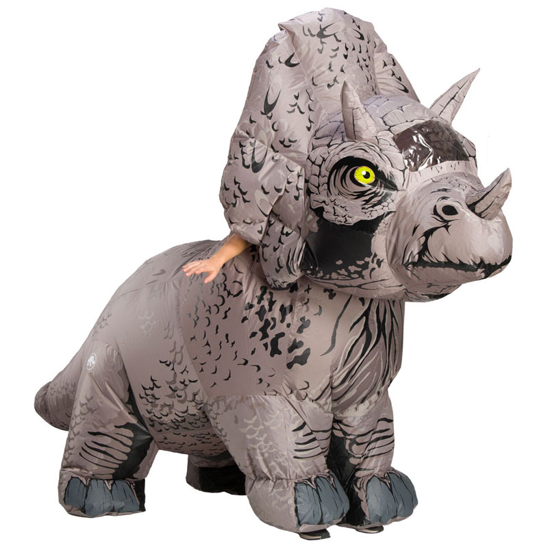 Läs mer om Jurassic World Triceratops Uppblåsbar Dräkt