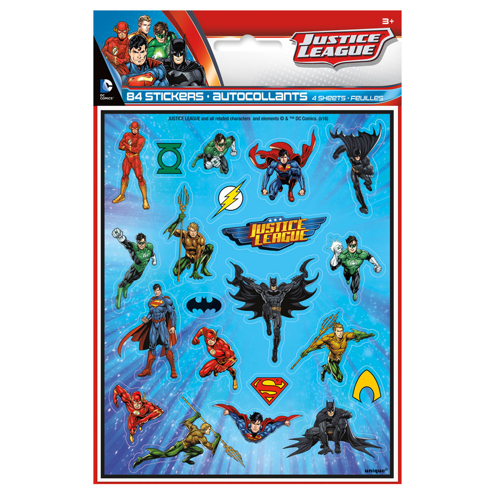 Läs mer om Justice League Stickers