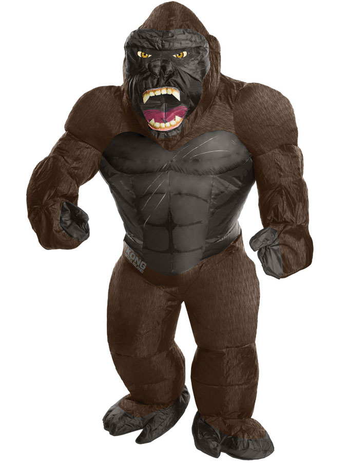 Läs mer om King Kong Uppblåsbar Gorilla Dräkt