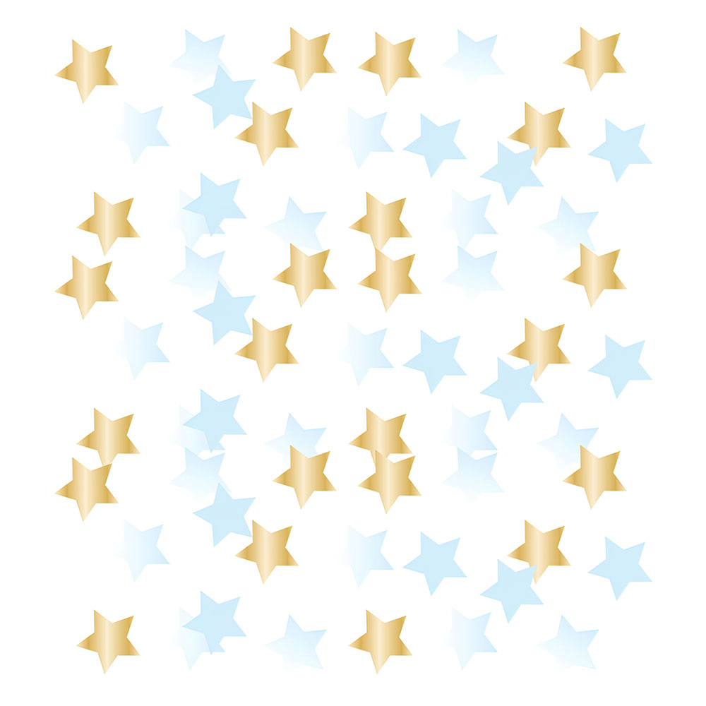 Konfetti Stjärnor 1st Birthday Ombre