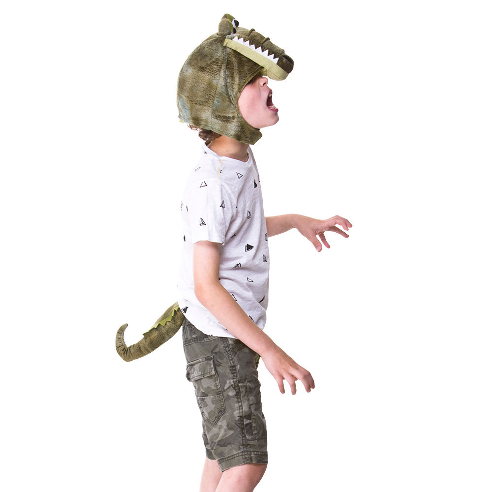 Djurmasker - Krokodil Huvud och Svans Set Barn