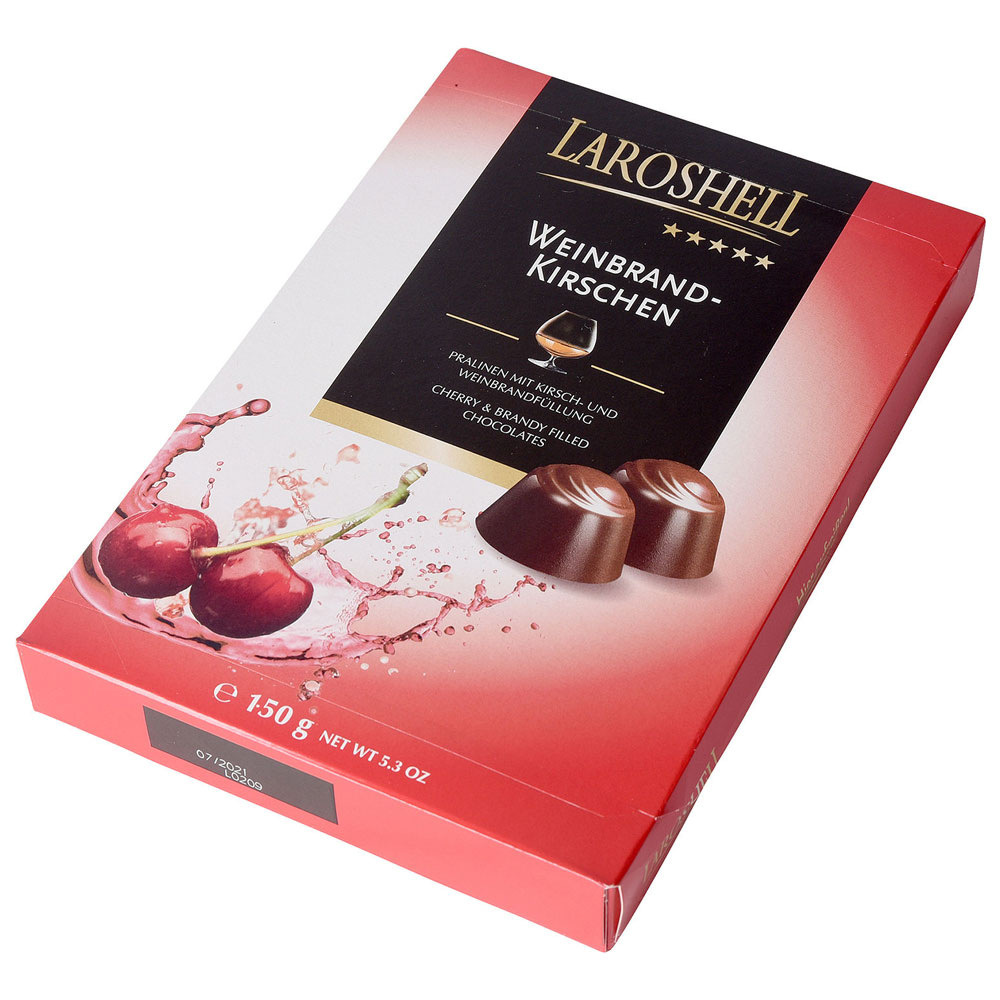 Läs mer om Laroshell Cherry & Brandy Chokladask