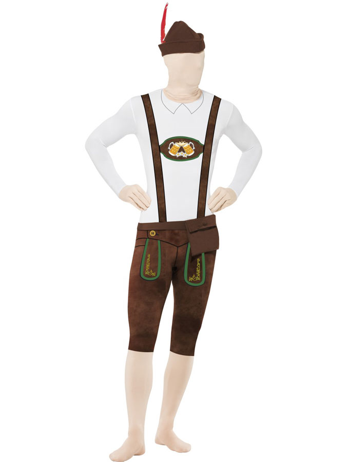 Lederhosen Second Skin Maskeraddräkt