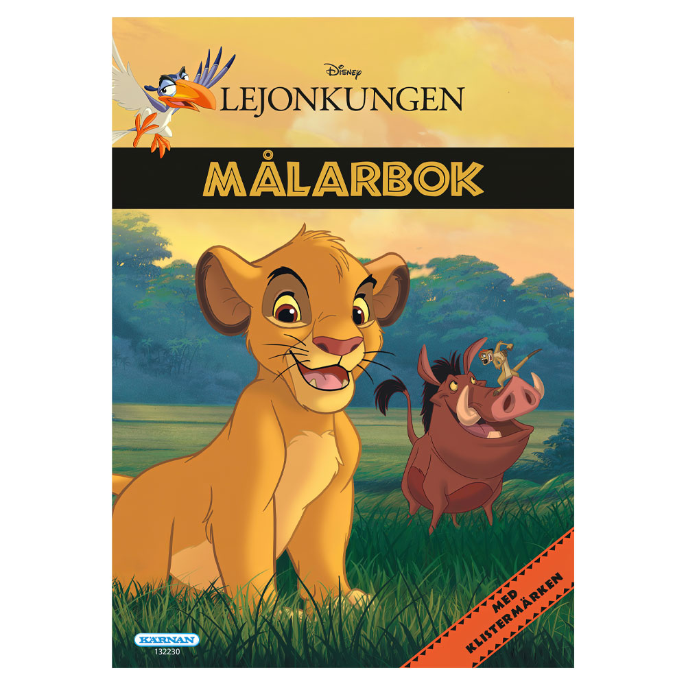 Lejonkungen Målarbok