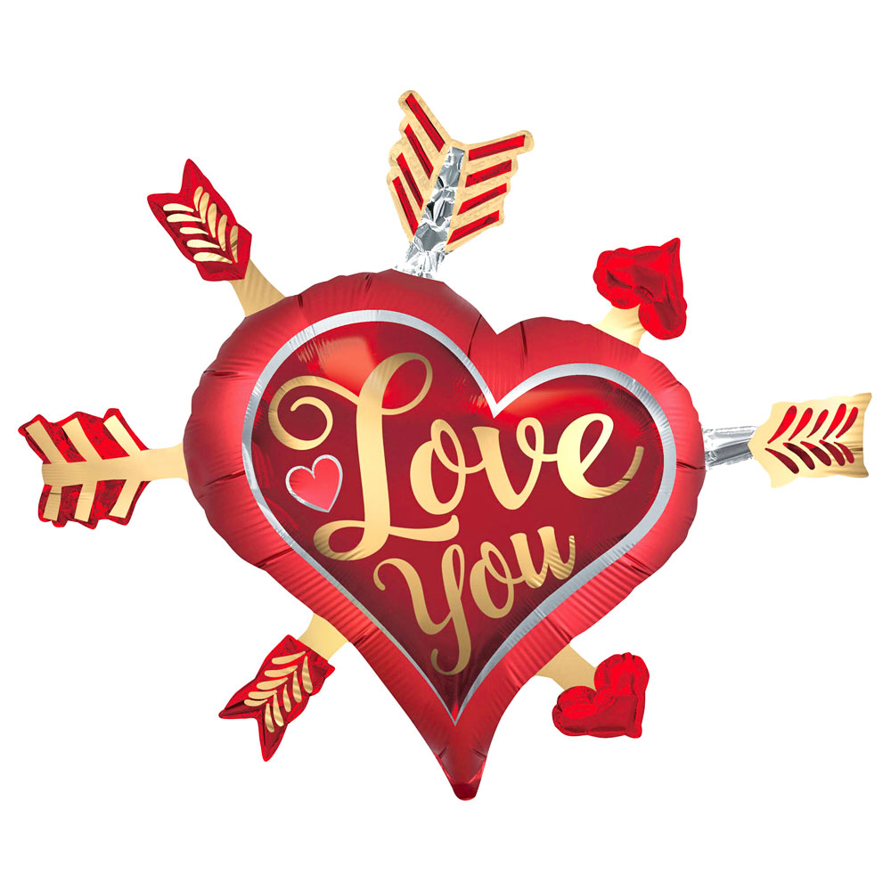 Läs mer om Love You Hjärtballong