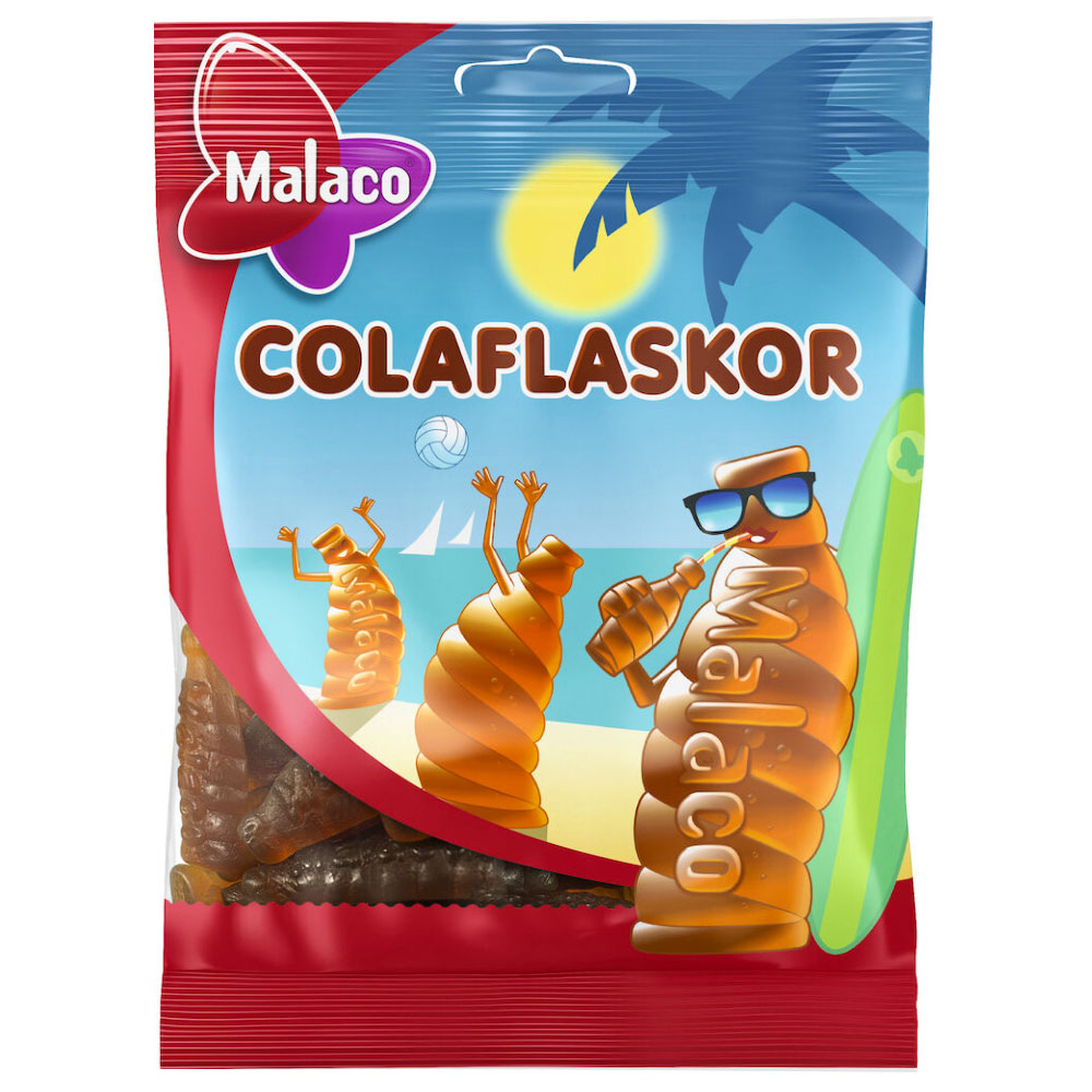 Läs mer om Malaco Colaflaskor