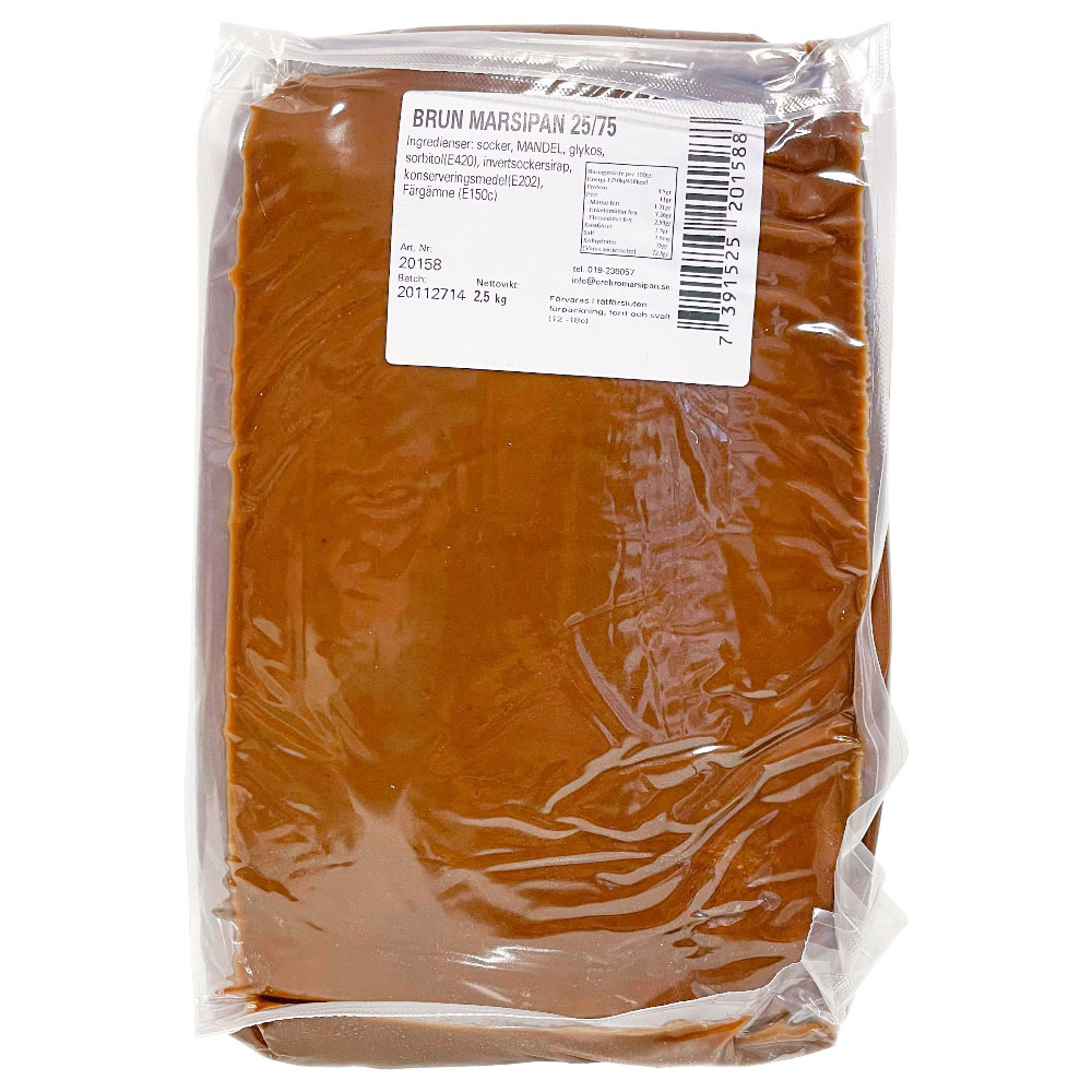 Marsipan Brun 2,5 kg