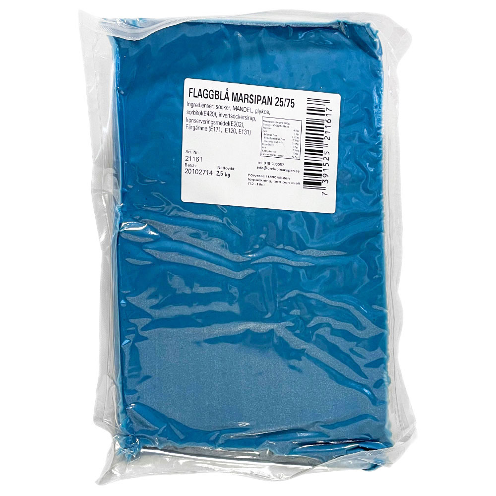Marsipan Flaggblå 2,5 kg