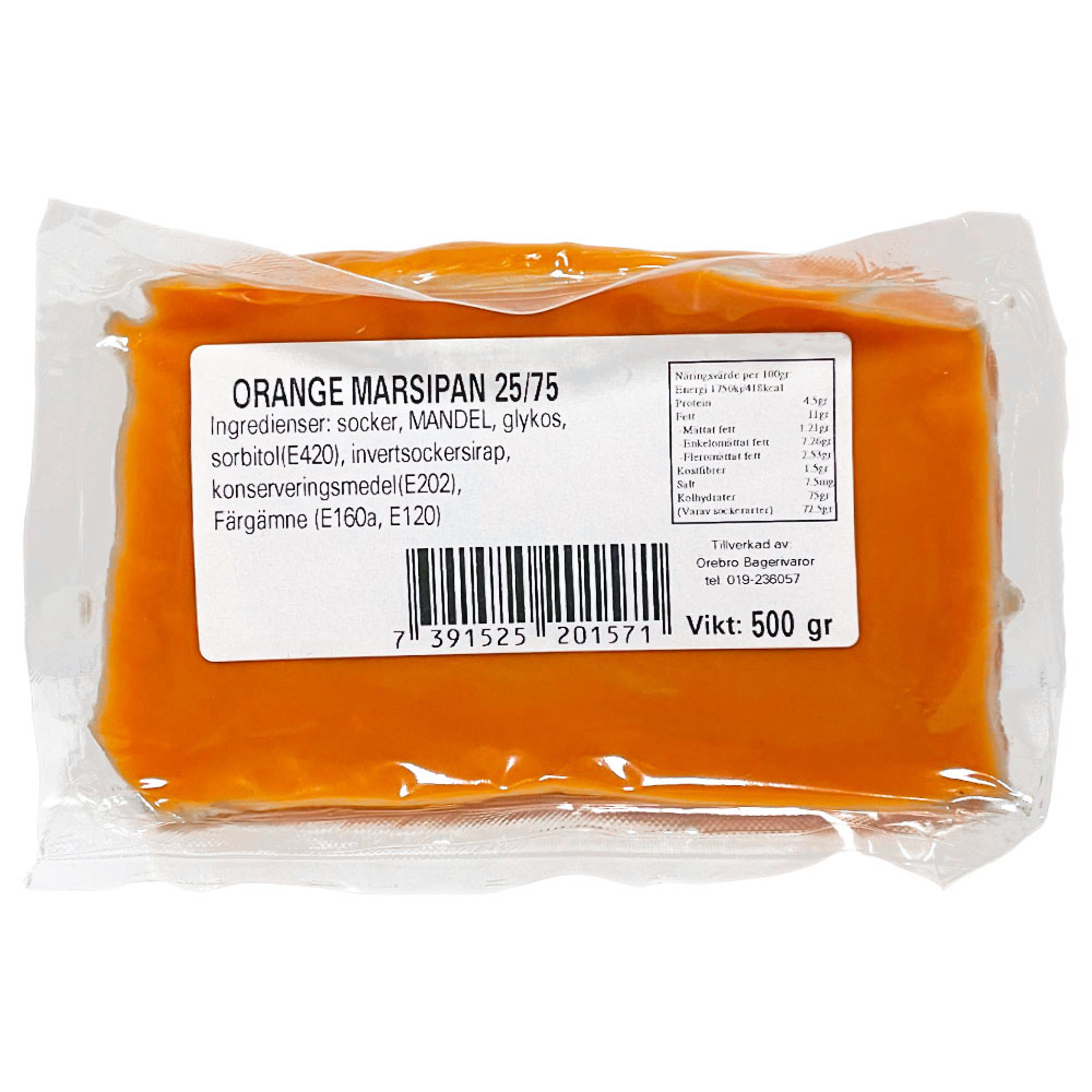 Läs mer om Marsipan Orange 500 gram