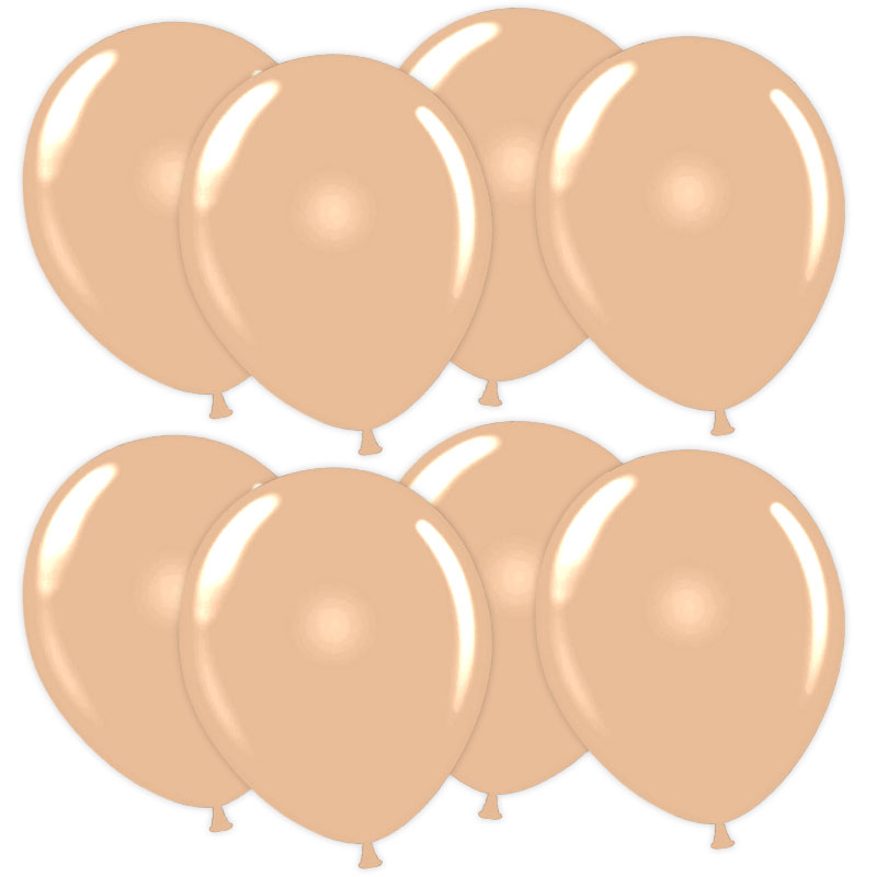 Läs mer om Miniballonger Blush 100-pack