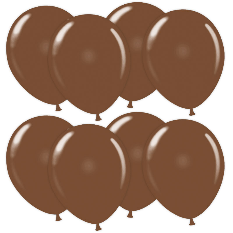 Läs mer om Miniballonger Mocca 100-pack