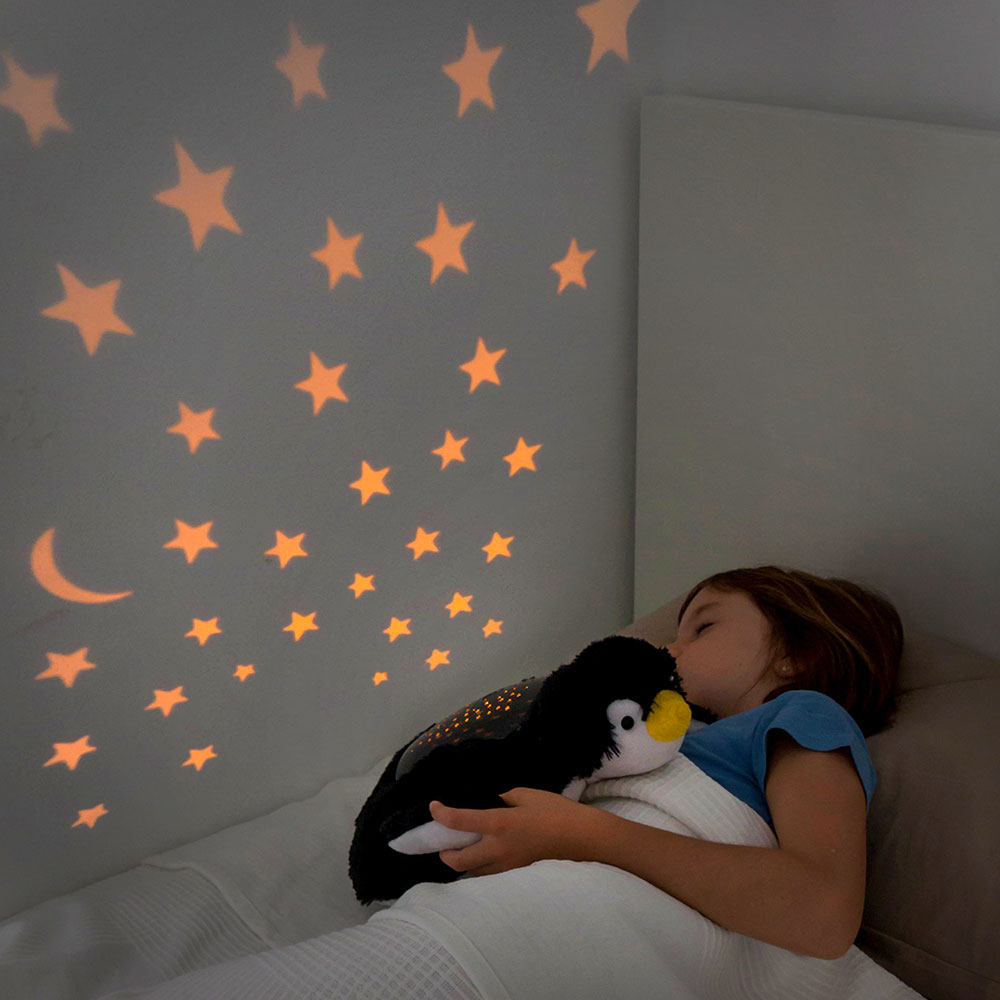 Mjukisdjur - Mjukisdjur Pingvin med Projektorlampa