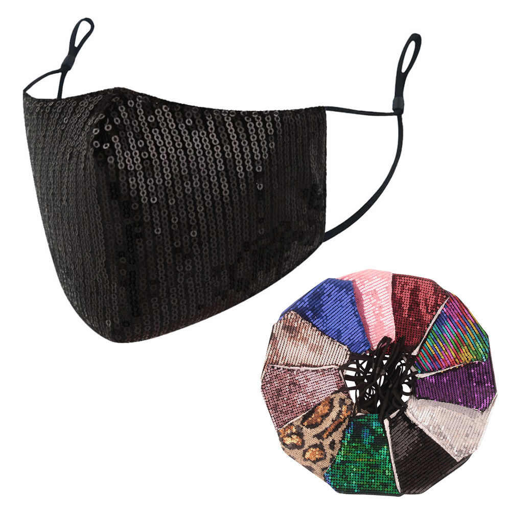 Munskydd med Paljetter