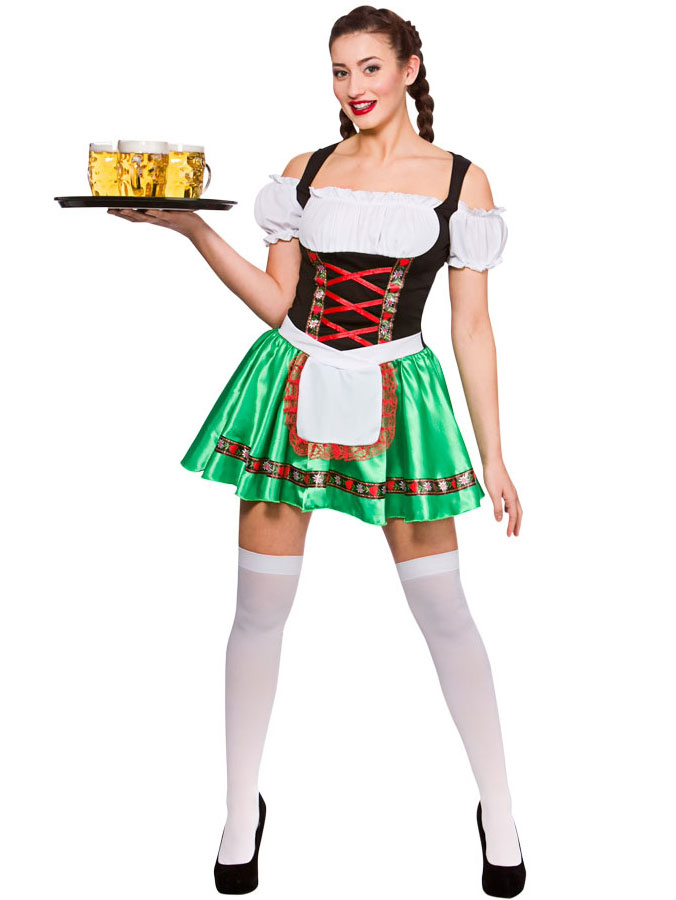 Oktoberfest Dirndl Dräkt (X-Small (str. 34-36))