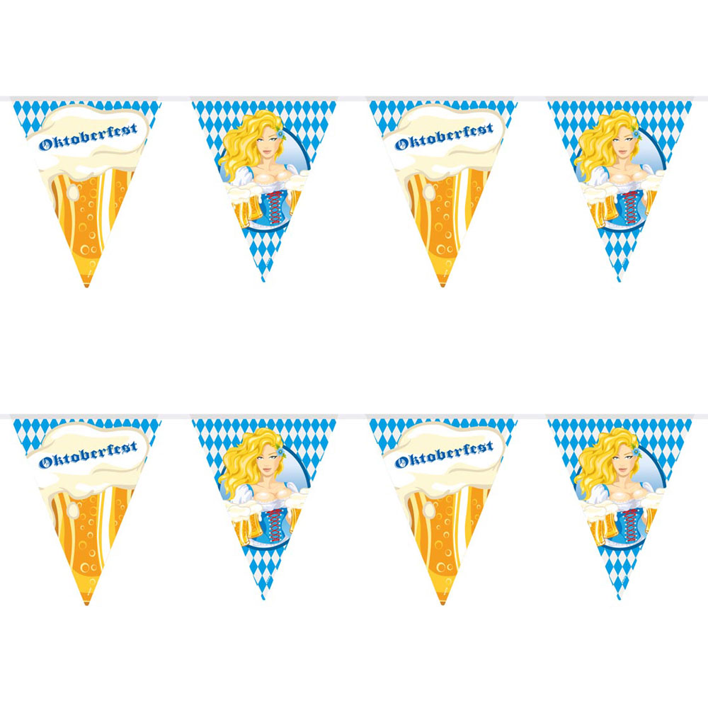 Oktoberfest Vimpelgirlang Dirndltjej och Ölglas