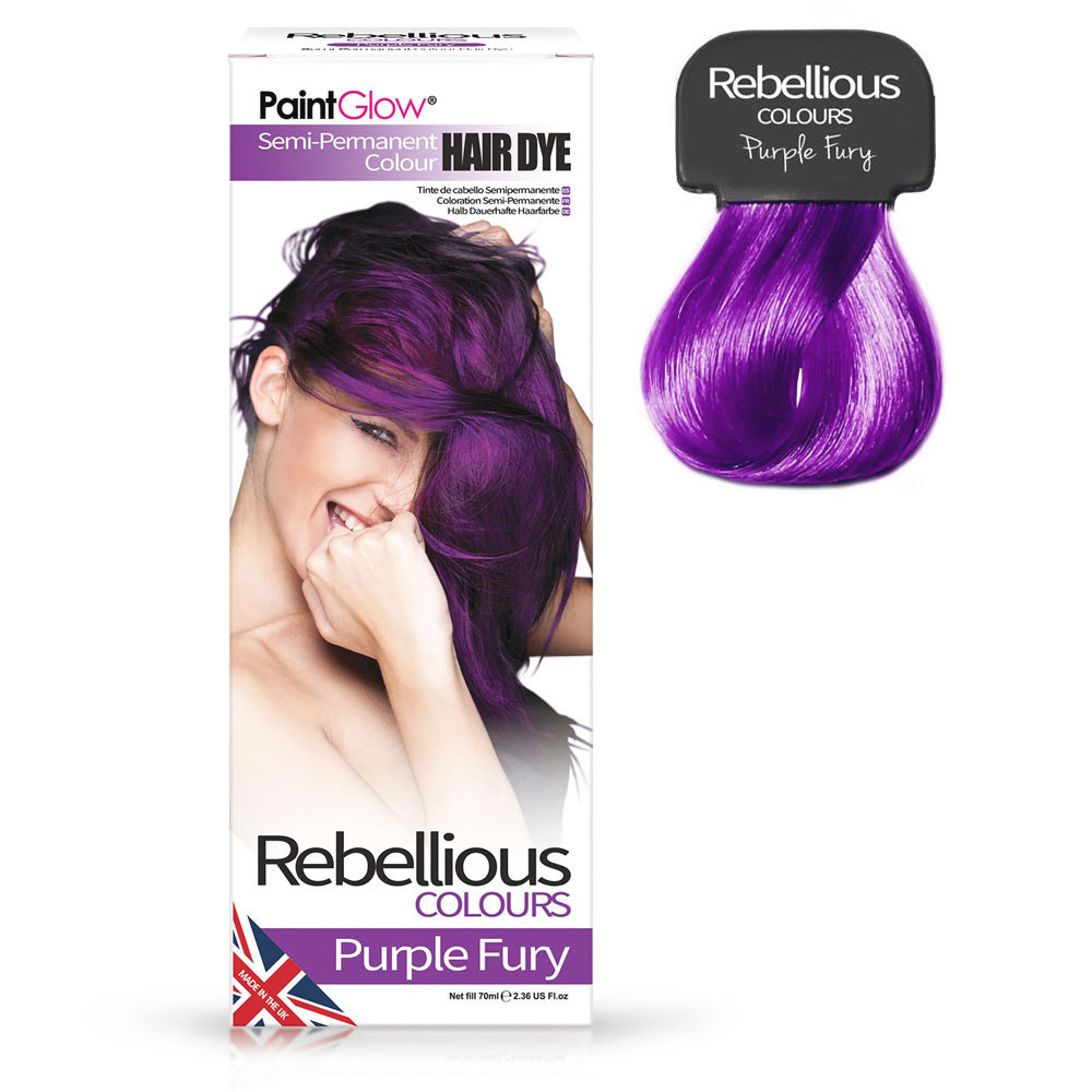 Läs mer om PaintGlow Semi-Permanent Hårfärg Purple Fury