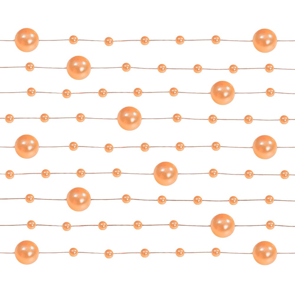 Pärlgirlang Orange