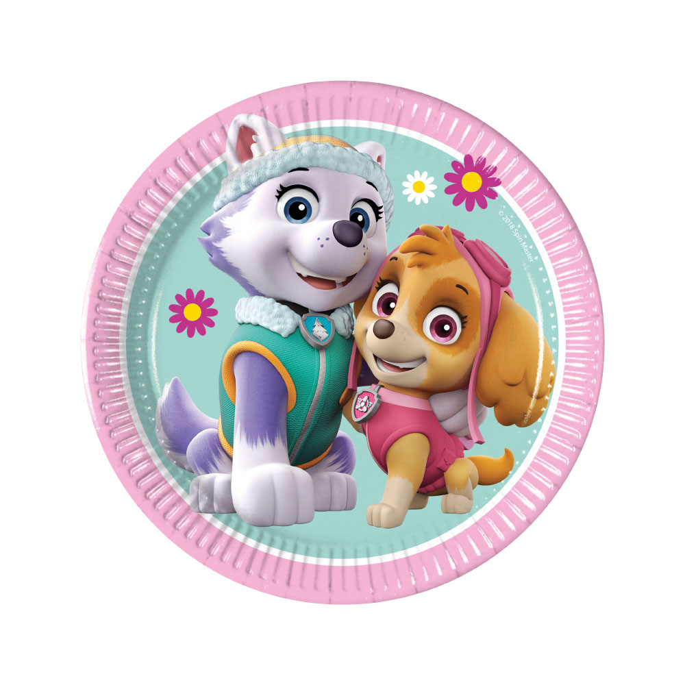 Läs mer om Paw Patrol Skye & Everest Assietter