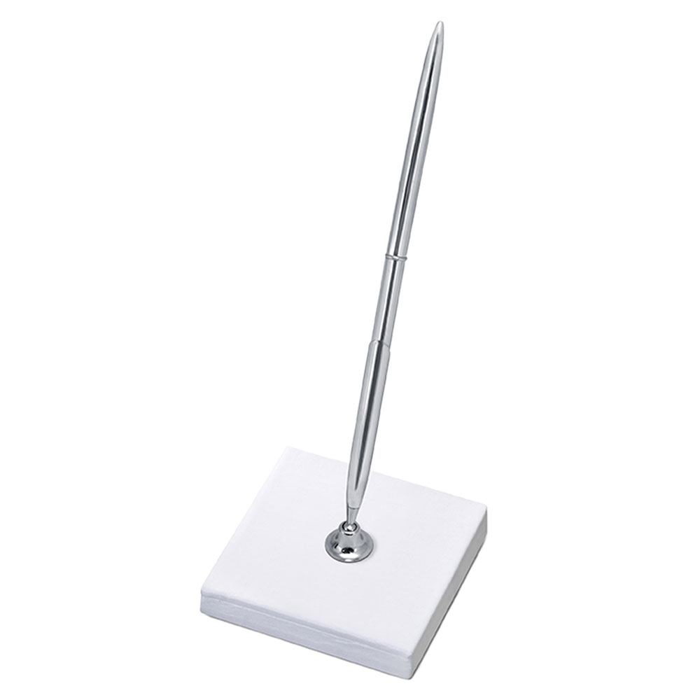 Penna med Hållare Silver