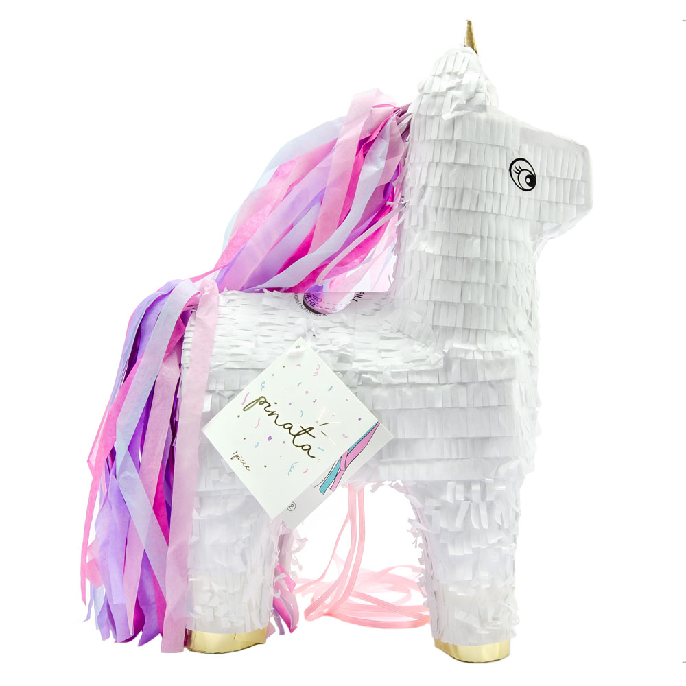 Läs mer om Pinata Vit Unicorn