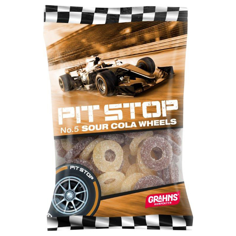 Pit Stop Sour Cola Wheels