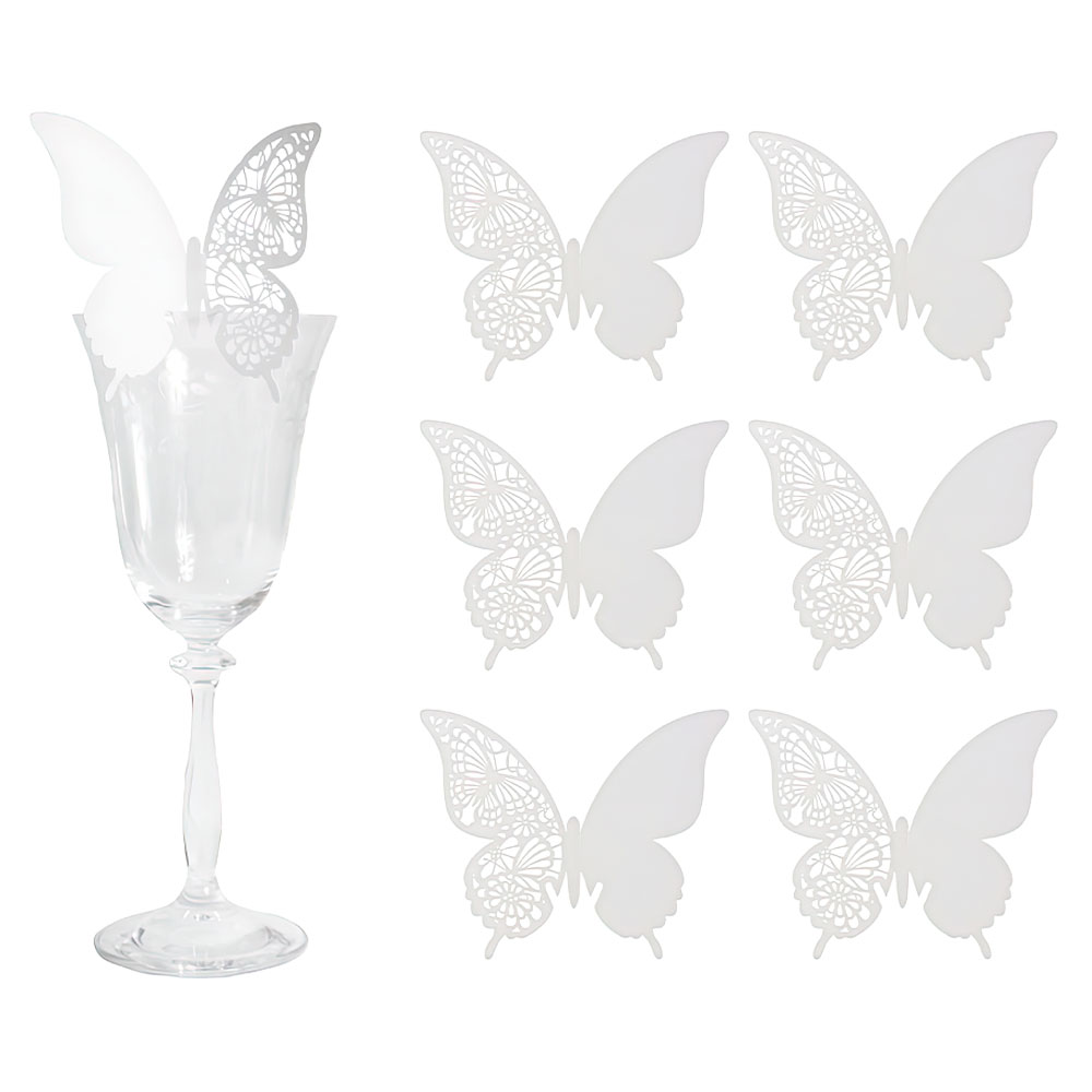 Läs mer om Placeringskort för Vinglas Fjärilar
