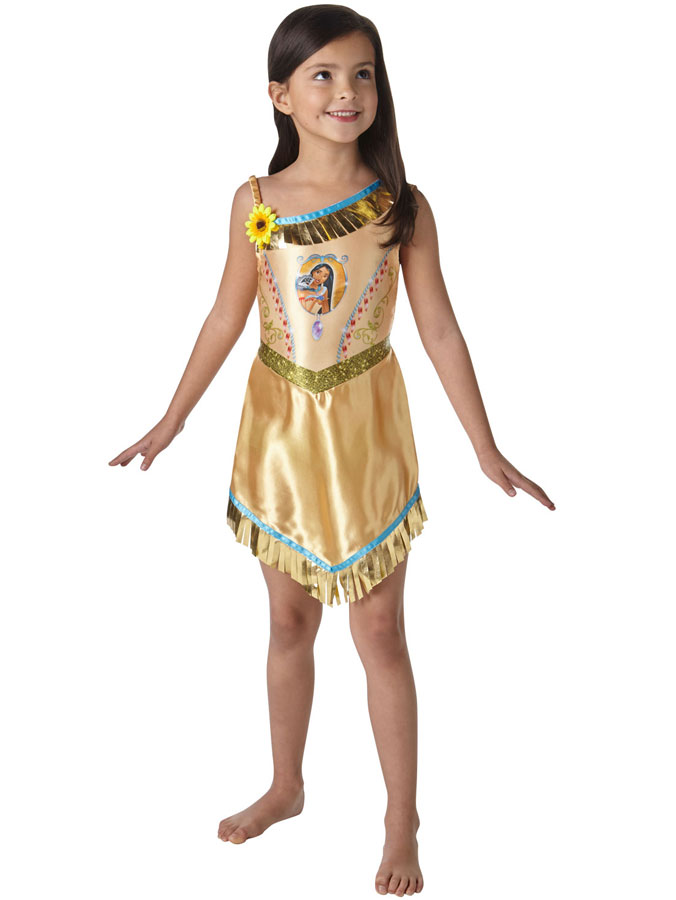 Pocahontas Dräkt Barn (Small (3-4 år))