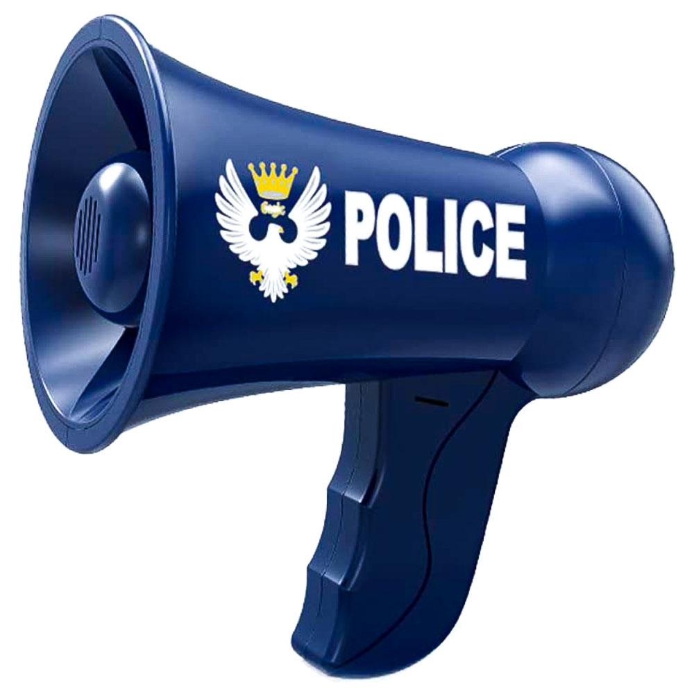 Polis Megafon Leksak | Roliga Prylar//Högtider//Leksaker//Julklappar//Jul//Lek & Spel//Julklapp till barn//Polis Leksaker | PartyOutlet