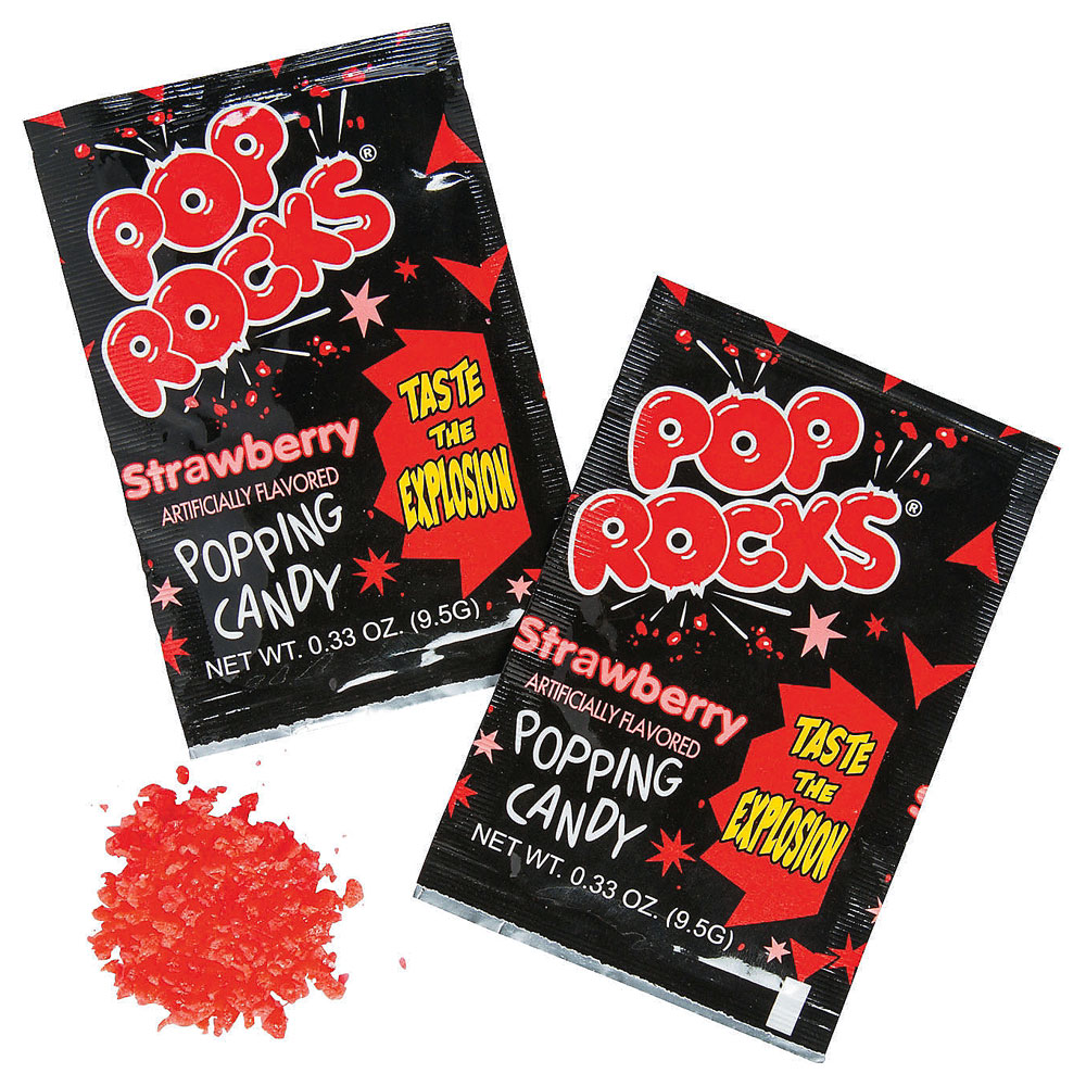 Läs mer om Pop Rocks Poppande Godis Jordgubb