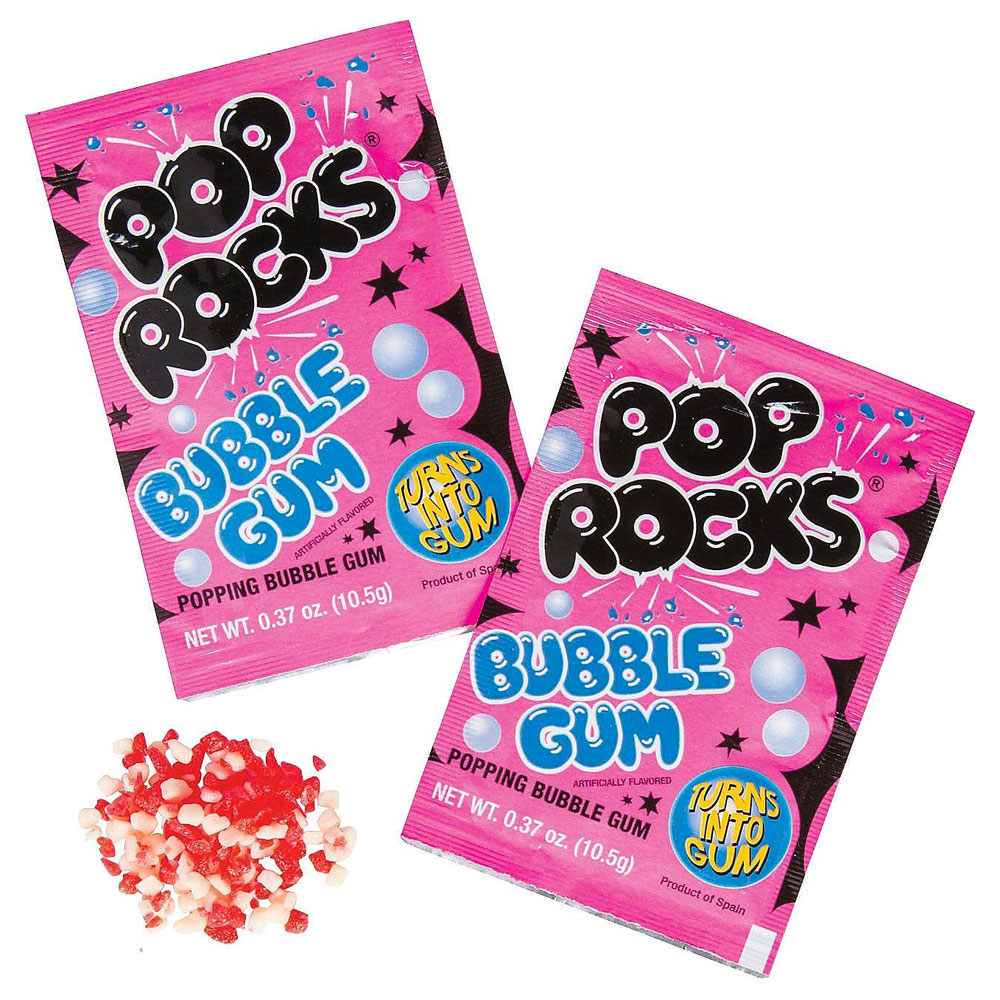 Pop Rocks Poppande Tuggummi