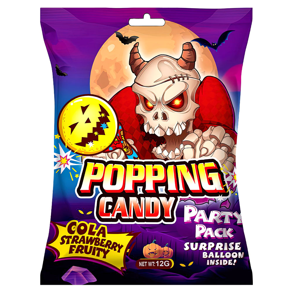 Poppande Godis Halloween Party-Pack