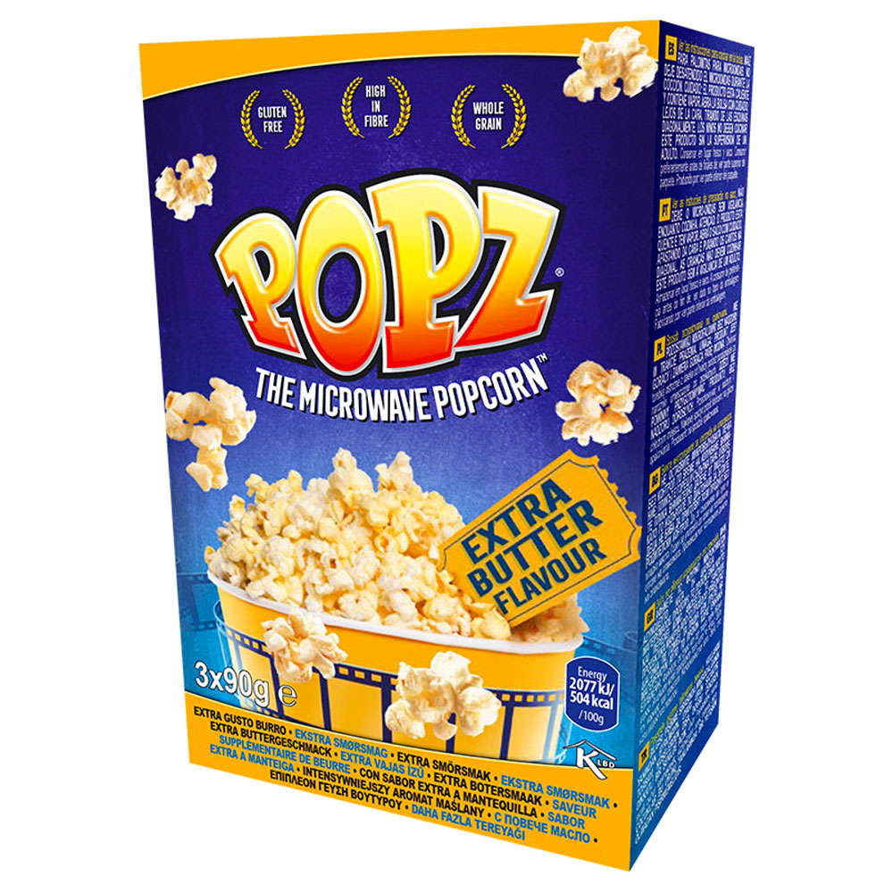 Popz Micropopcorn Smör