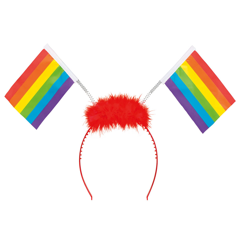 Läs mer om Pride Diadem med Regnbågsflaggor