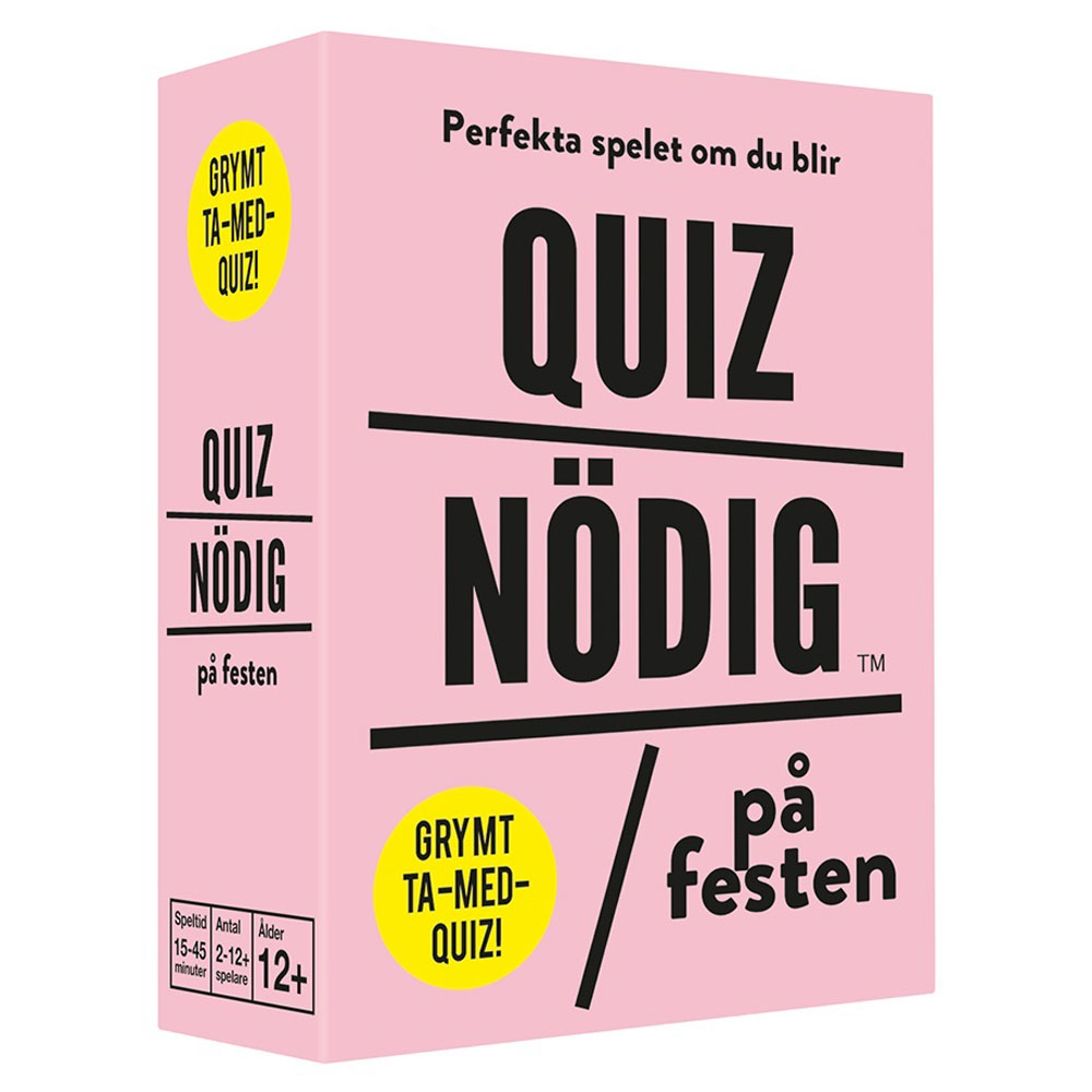 Läs mer om Quiznödig På Festen Frågespel