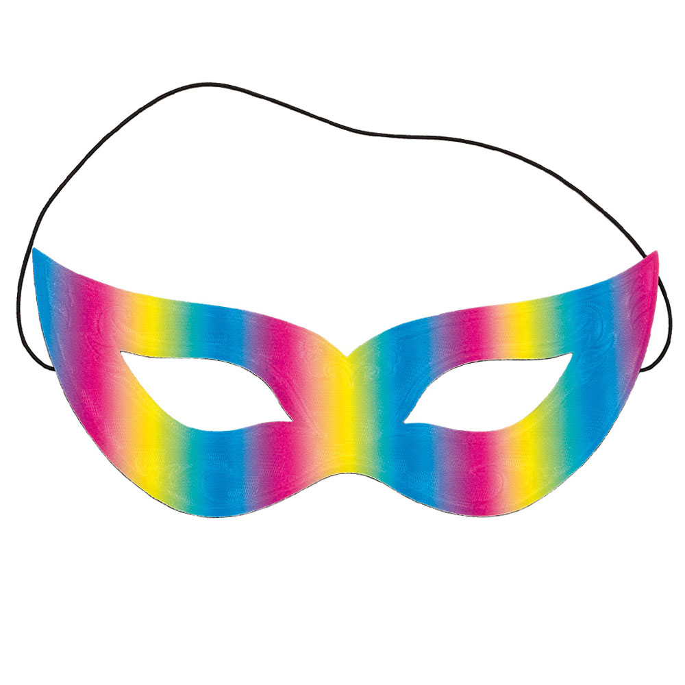 Läs mer om Reflekterande Mask Regnbågsfärgad