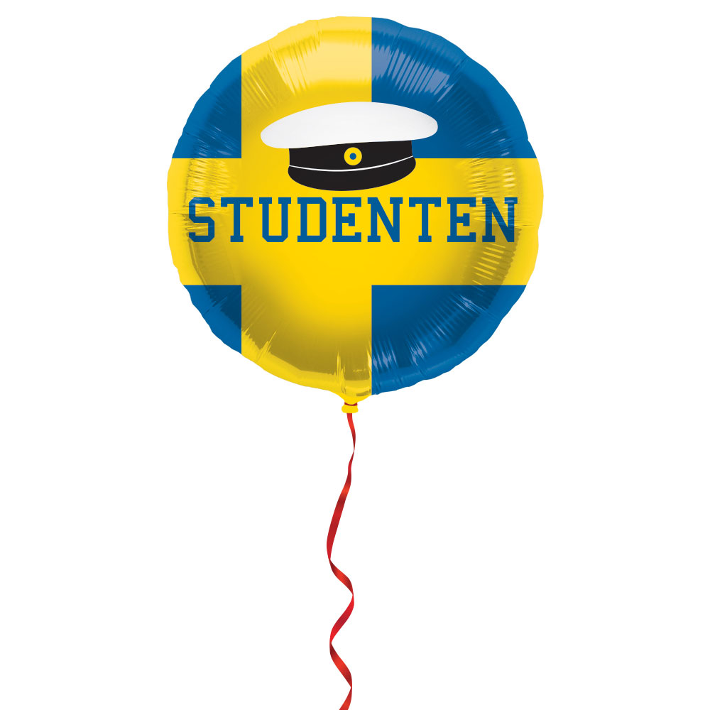 Läs mer om Rund Folieballong Studenten