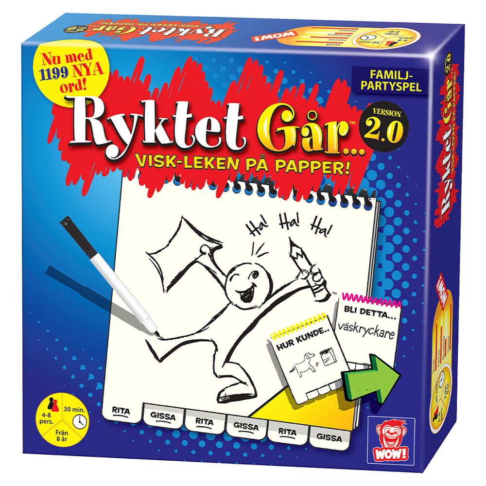 Ryktet Går 2.0 Sällskapsspel