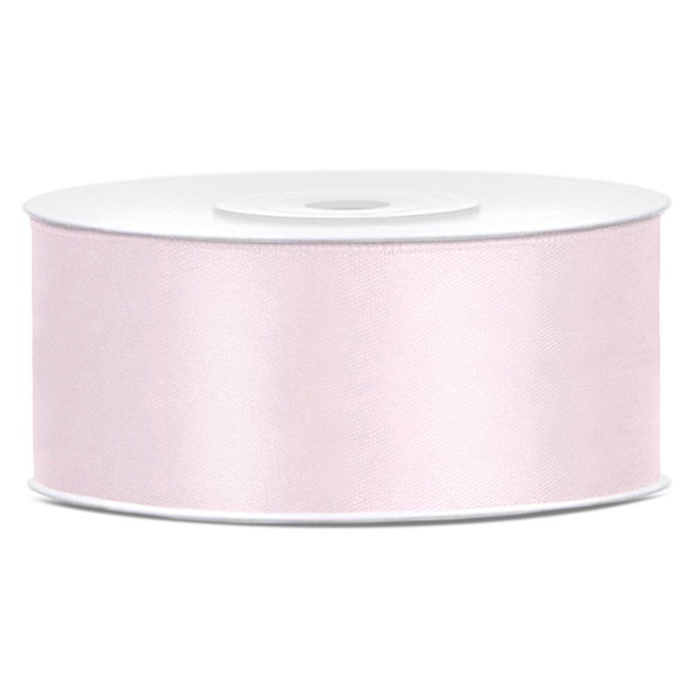 Satinband Ljus Puderrosa 25 mm