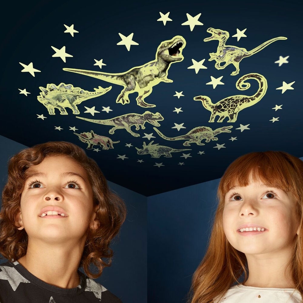 Läs mer om Självlysande Dinosaurier och Stjärnor