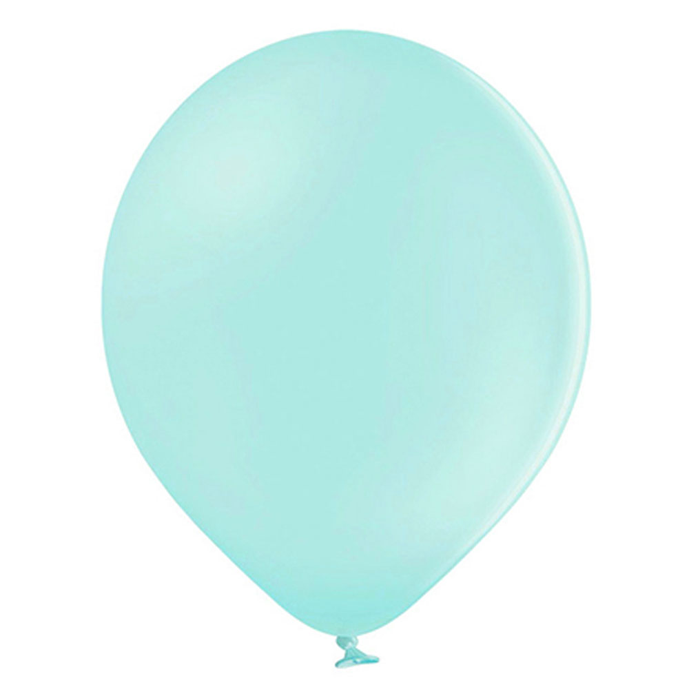 Läs mer om Små Ljusa Pastell Mintgröna Latexballonger 100-pack