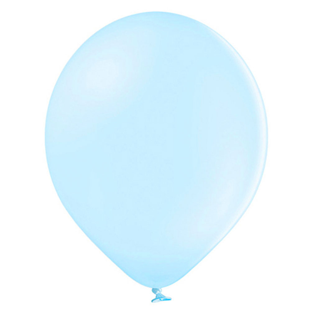 Läs mer om Små Pastell Ljusblå Latexballonger 100-pack