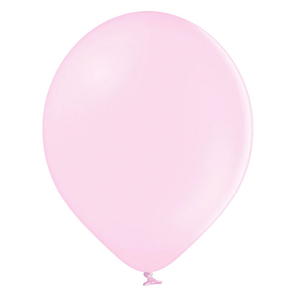 Läs mer om Små Pastell Ljusrosa Latexballonger 100-pack