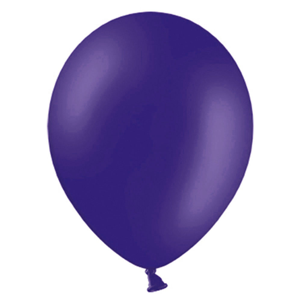 Läs mer om Små Pastell Mörkblå/Lila Latexballonger 100-pack