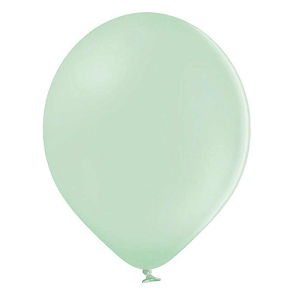 Läs mer om Små Pastell Pistagegröna Latexballonger 100-pack