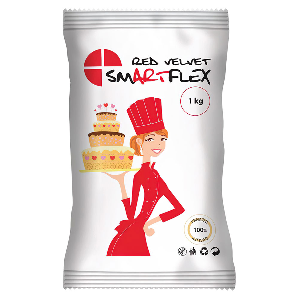 Läs mer om SmartFlex Sockerpasta Röd 1 kg