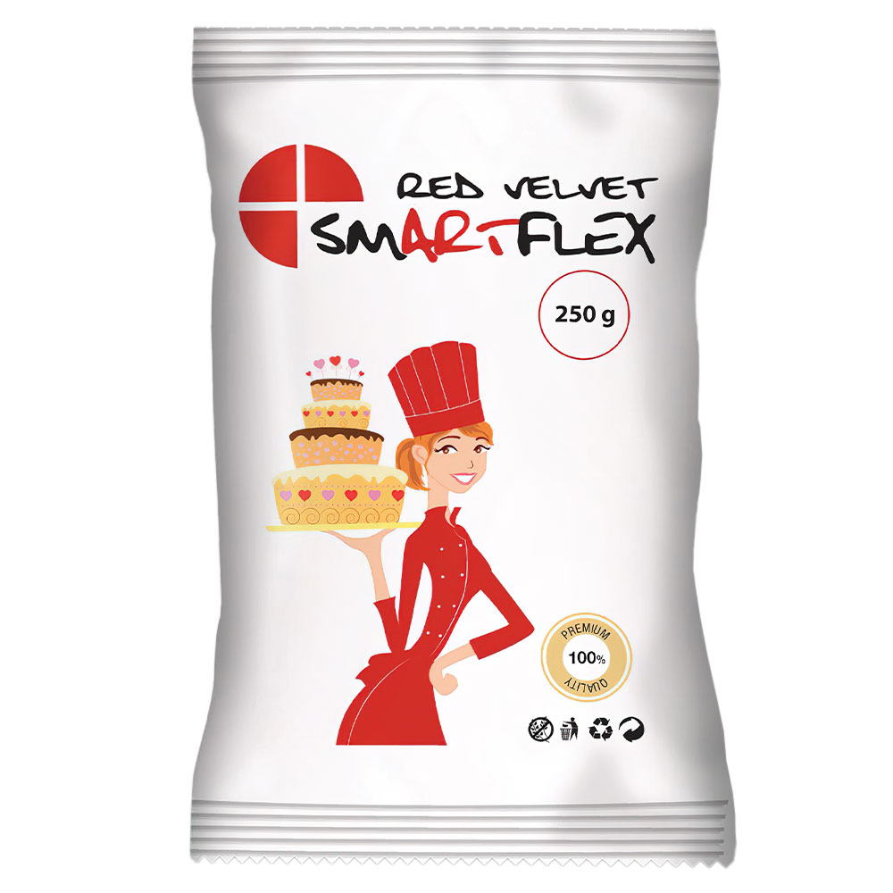 Läs mer om SmartFlex Sockerpasta Röd 250 gram