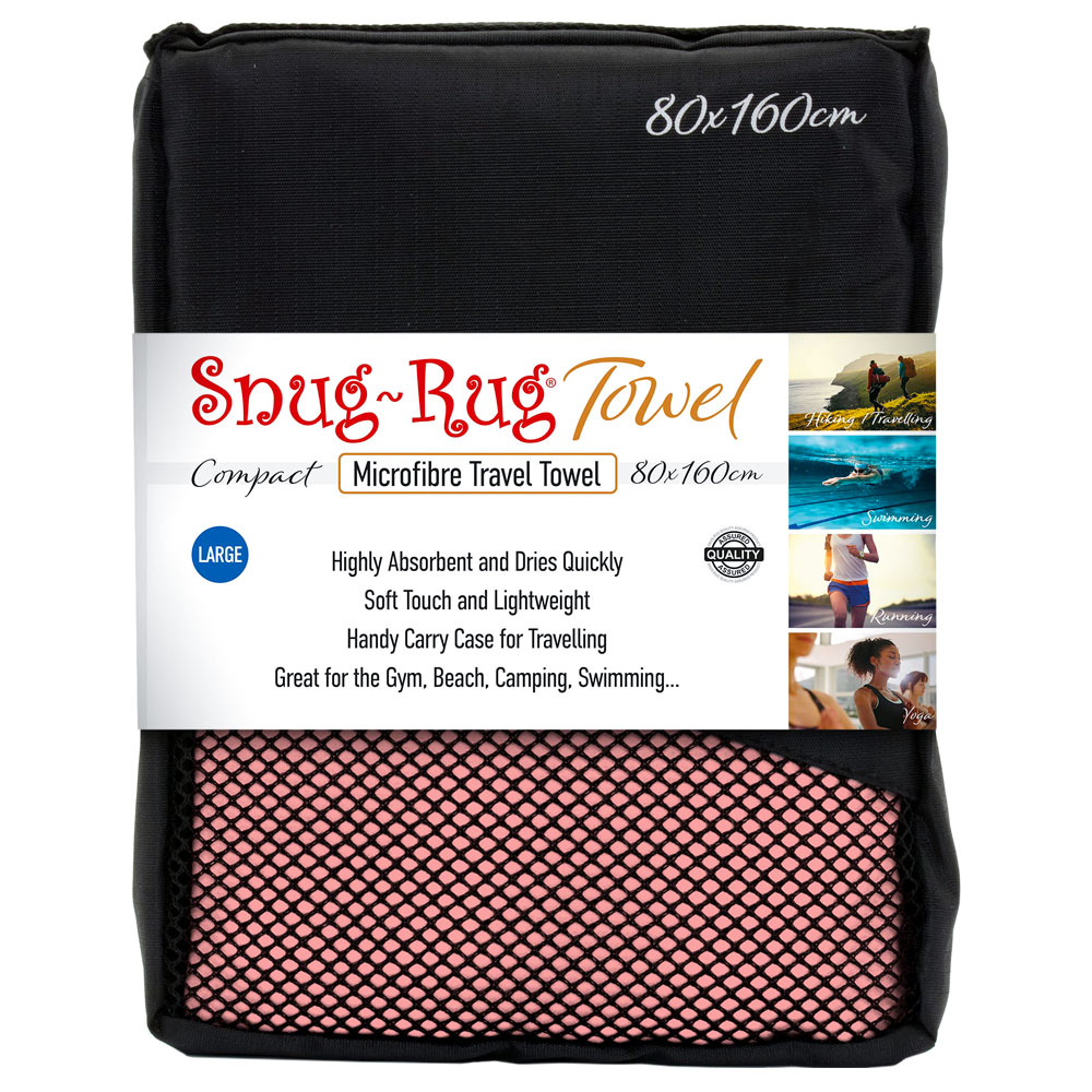Snug-Rug Handduk Stor Rosa