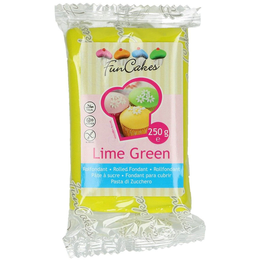 Läs mer om Sockerpasta Lime Green 250 g